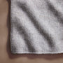 Cashmere Melange Knit Blanket in Grey Melange | James Perse Los Angeles