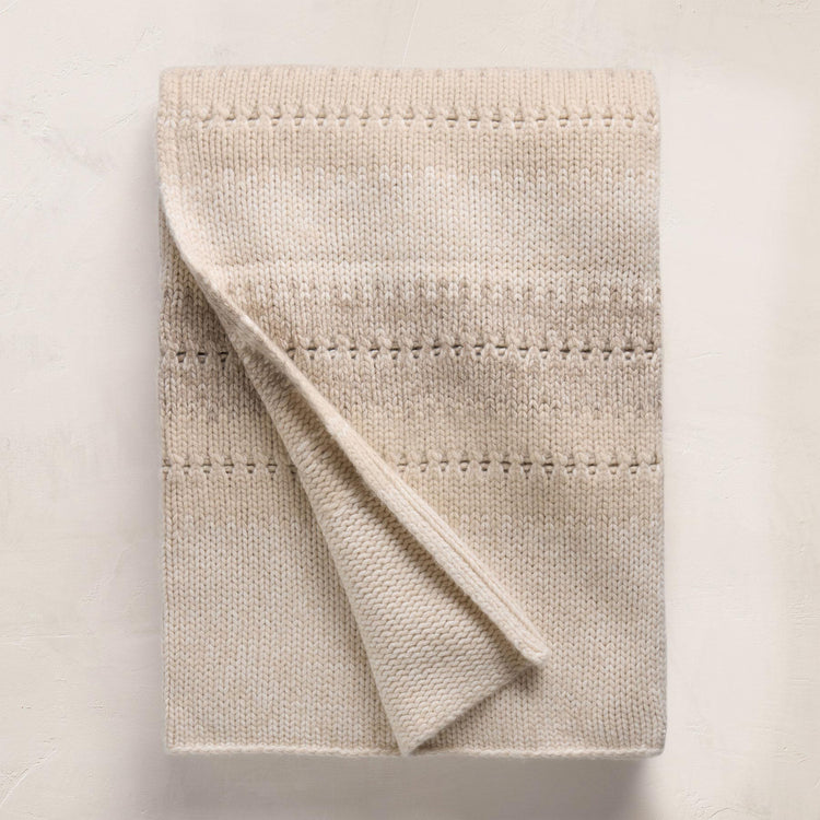 Vintage Striped Blanket in Eco Paper/Eco Albstr/Eco Birch | James Perse Los Angeles