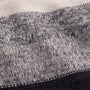Graded Stripe Blanket in Black/Charcoal/Ivory | James Perse Los Angeles