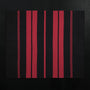 Cashmere Stripe Knit Blanket in Black/Sunstone | James Perse Los Angeles 