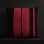 Cashmere Stripe Sham in Black/Sunstone | James Perse Los Angeles 
