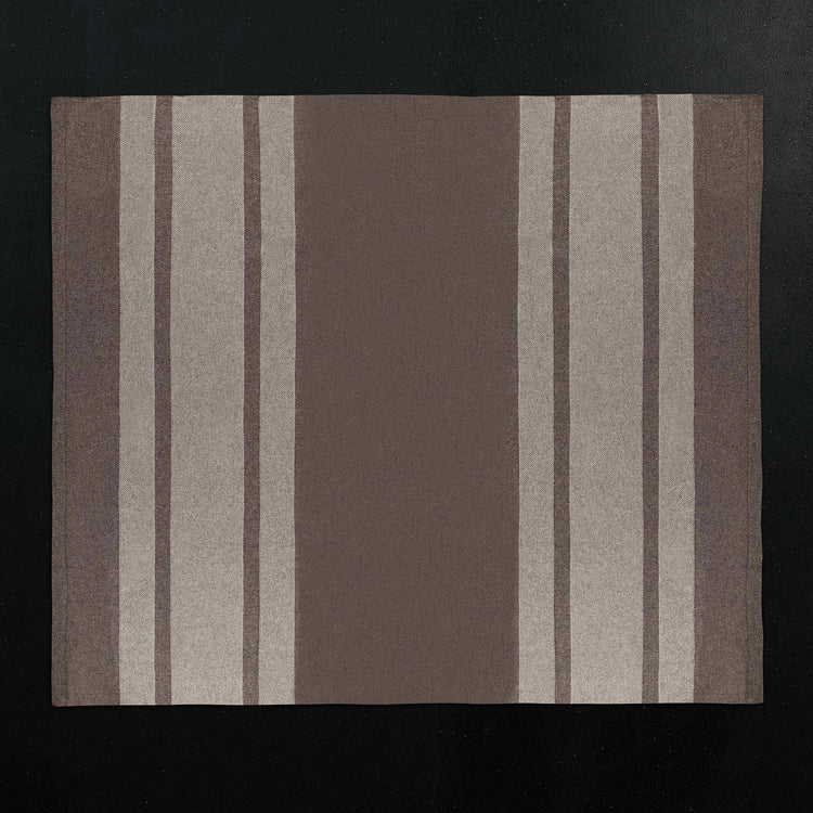 Baja Cashmere Blanket Gift Box in Taupe Melange/Ivory | James Perse Los Angeles