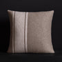 Baja Stripe Sham - Taupe Melange/Ivory | James Perse Los Angeles