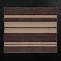 Sarti Striped Blanket in Ash/Brown | James Perse Los Angeles