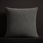 Plaid Throw Pillow With Piping - Charcoal Plaid | James Perse Los Angeles