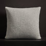 Baby Soft Throw Pillow With Piping - Light Heather Grey | James Perse Los Angeles