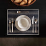 Stripe Placemat in Navy Stripe | James Perse Los Angeles