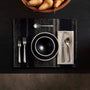 Micro Plaid Table Napkin - Natural | James Perse Los Angeles