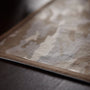 Camo Placemat w/ Suede Trim in Desert Camo/Natural | James Perse Los Angeles