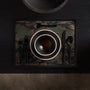 Camo Placemat with Suede Trim in Forest Camo/Black | James Perse Los Angeles