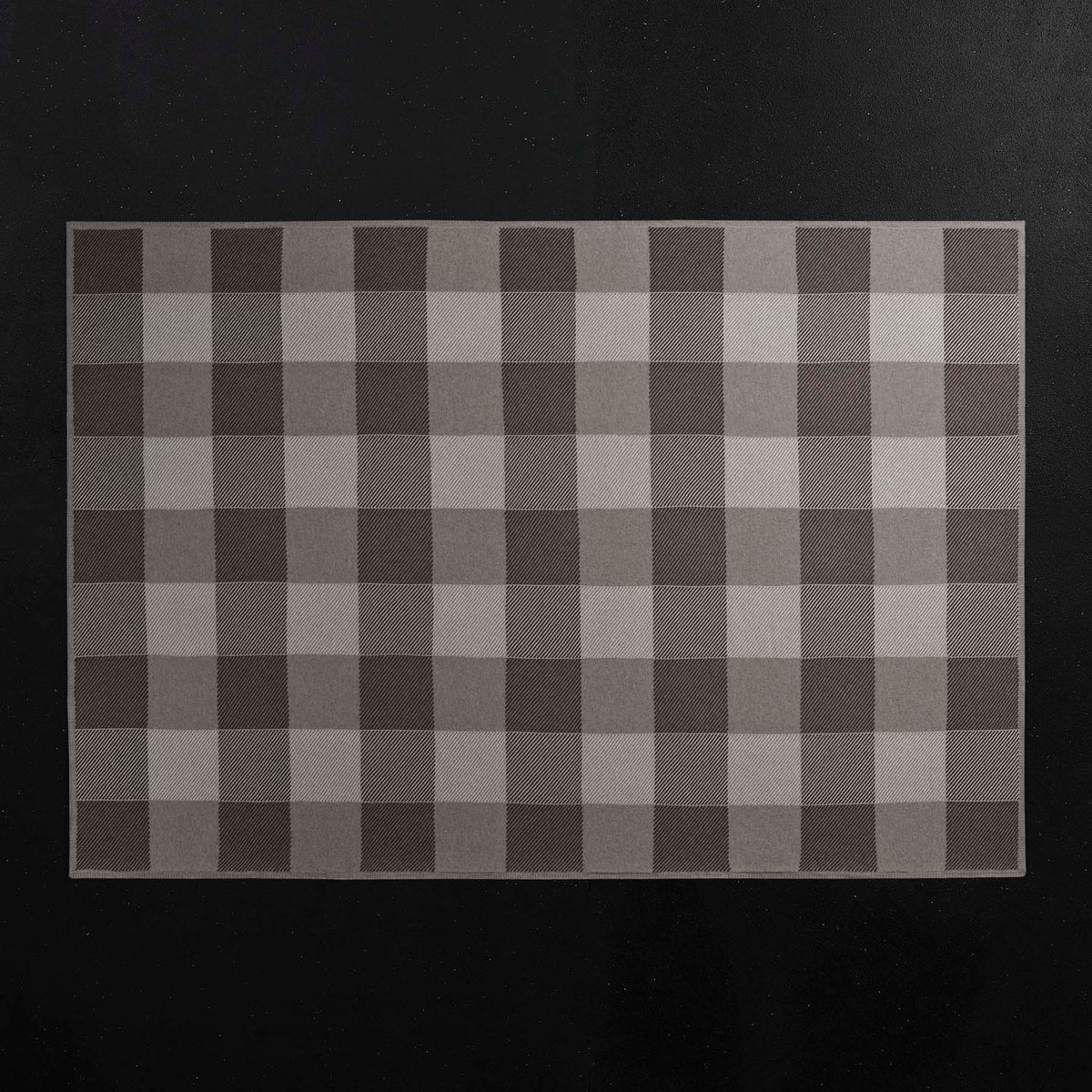 Vintage Plaid Cashmere Blanket in Natural/Brown/Ivory | James Perse Los Angeles
