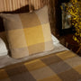 Vintage Plaid Sham in Vintage Yellow/ Flannel/ Ivory | James Perse Los Angeles