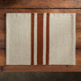 Wool Striped Placemat - Soapstone/Beige | James Perse Los Angeles