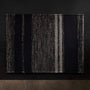 Placemat Wool Multi Stripe - Black Marle/Black/Flint | James Perse Los Angeles