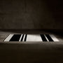 Multi Stripe Area Rug 6Ft X 9Ft in Natural/Black Stripe | James Perse Los Angeles