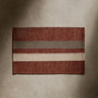 Striped Entry Mat 2Ft X 3Ft in Wine/Flint/Oyster | James Perse Los Angeles