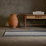 3.5FT X 9FT Double Stripe Runner in Guntmetal Marle/Pearl Grey | James Perse Los Angeles