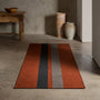3.5 X 9 Double Stripe Runner in Ochre/Blk Marl/Flint | James Perse Los Angeles