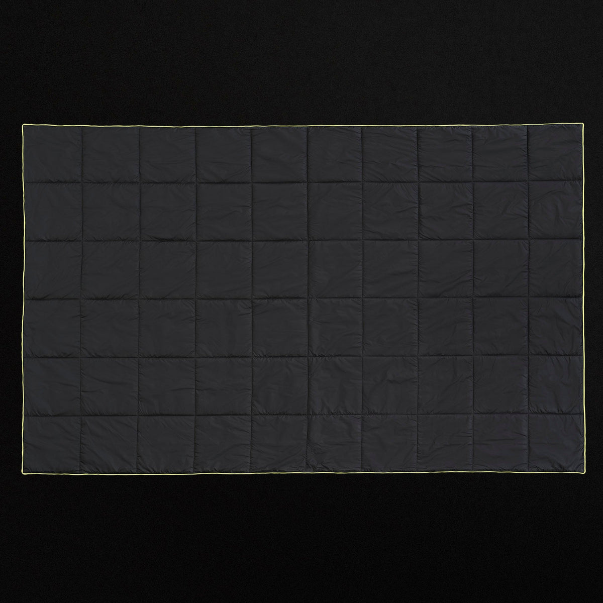 Y/OSEMITE Quilted Blanket in Navy/Neon | James Perse Los Angeles