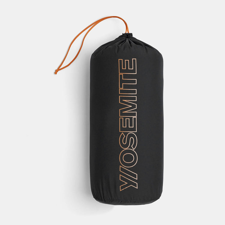 Y/OSEMITE Quilted Blanket In Navy/Orange | James Perse Los Angeles