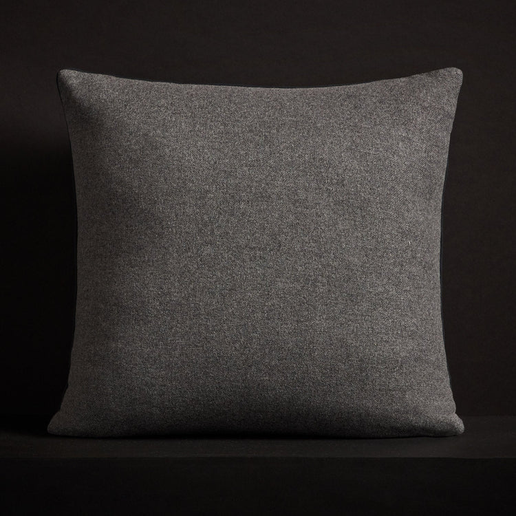 Double Sided Baby Soft Throw Pillow - Heather Charcoal | James Perse Los Angeles