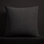 Plaid Throw Pillow With Piping - Black/Ivory Plaid | James Perse Los Angeles
