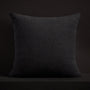 Baby Soft Throw Pillow With Piping - Black | James Perse Los Angeles