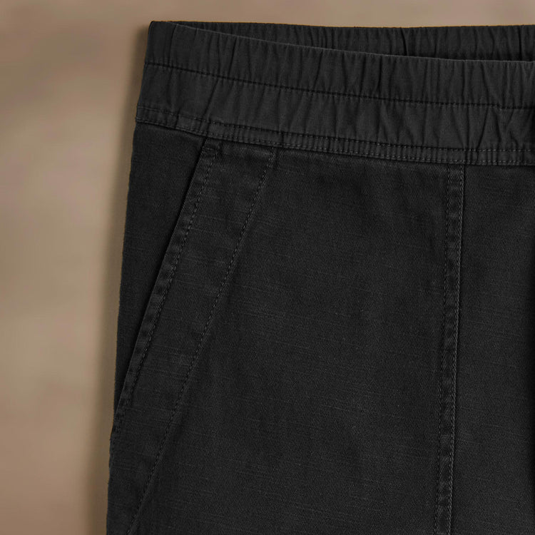 Army Cotton Slub Utility Pant in Black Pigment | James Perse Los Angeles