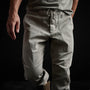 Army Cotton Slub Utility Pant in Concrete Pigment | James Perse Los Angeles