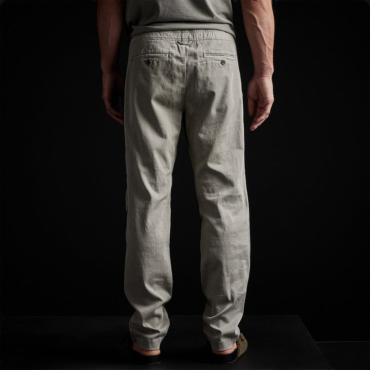 Army Cotton Slub Utility Pant in Concrete Pigment | James Perse Los Angeles