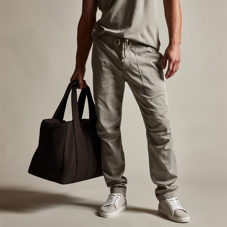 Army Cotton Slub Utility Pant in Dapple Pigment | James Perse Los Angeles
