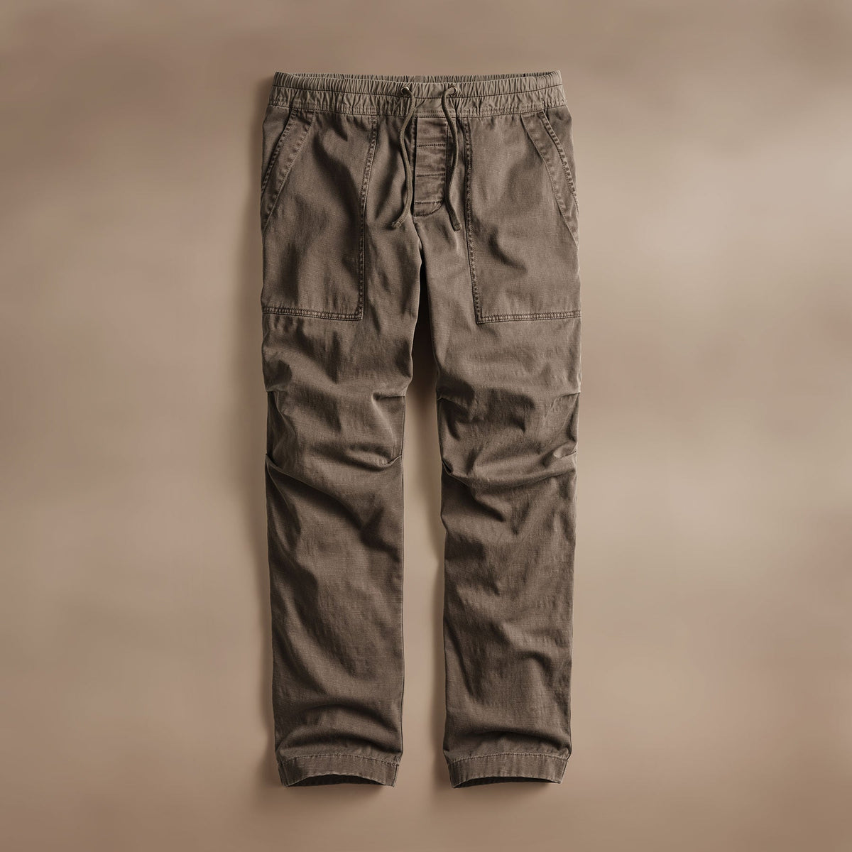 Army Cotton Slub Utility Pant  in Loam Pigment | James Perse Los Angeles