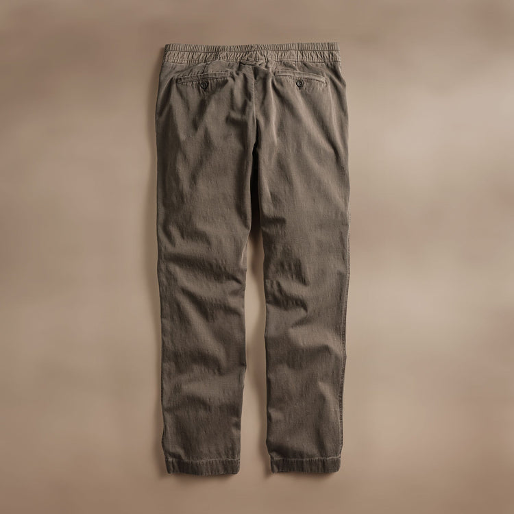 Army Cotton Slub Utility Pant  in Loam Pigment | James Perse Los Angeles