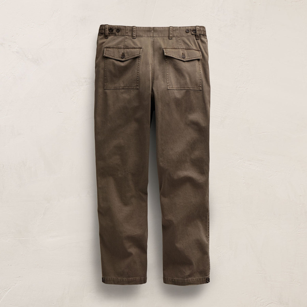 Slub Cotton Utility Flight Pant in Caribou Pigment | James Perse Los Angeles