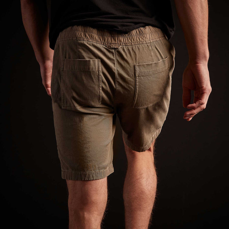 Army Cotton Slub Utility Short - Old Whiskey Pigment | James Perse Los Angeles