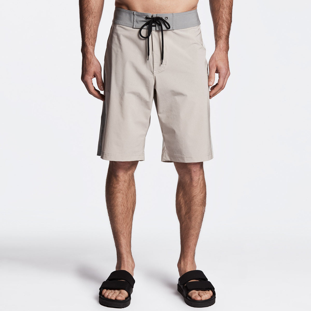 Y/OSEMITE Tri Color Boardshort - Sand/Stone/Shell | James Perse Los Angeles