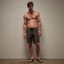 Scuba Zip Boardshort in Porcupine | James Perse Los Angeles
