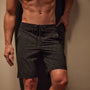 Zip Pocket Printed Boardshort in Black/Black | James Perse Los Angeles