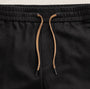 Brushed Cotton Suede Piped Track Pant in Black/Whiskey | James Perse Los Angeles FLAT
