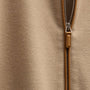 Brushed Cotton Jacket in Soft Beige/Whiskey | James Perse Los Angeles