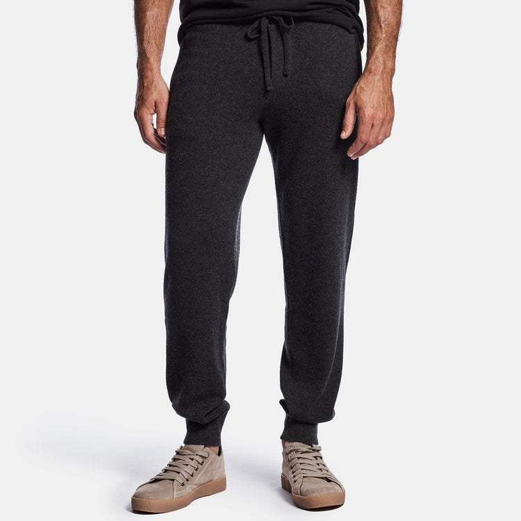 Baby Cashmere Track Pant in Charcoal | James Perse Los Angeles