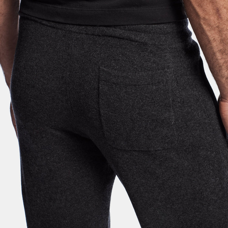 Baby Cashmere Track Pant in Charcoal | James Perse Los Angeles