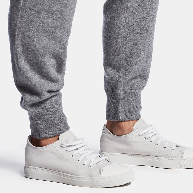 Baby Cashmere Track Pant in Grey Felt | James Perse Los Angeles