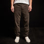 Brushed Cotton Twill Trouser in Dark Olive Pigment | James Perse Los Angeles