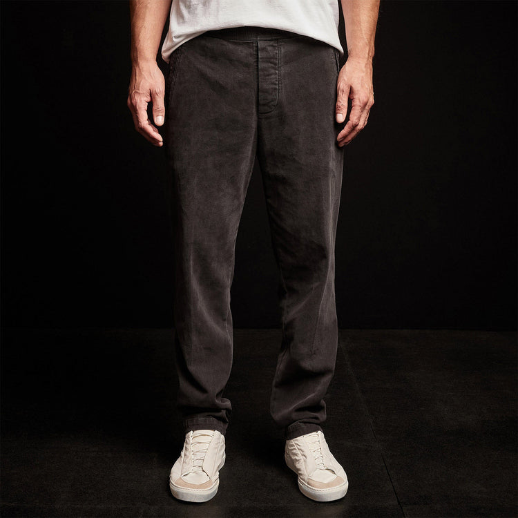 Brushed Cotton Twill Trouser in Magma Pigment | James Perse Los Angeles
