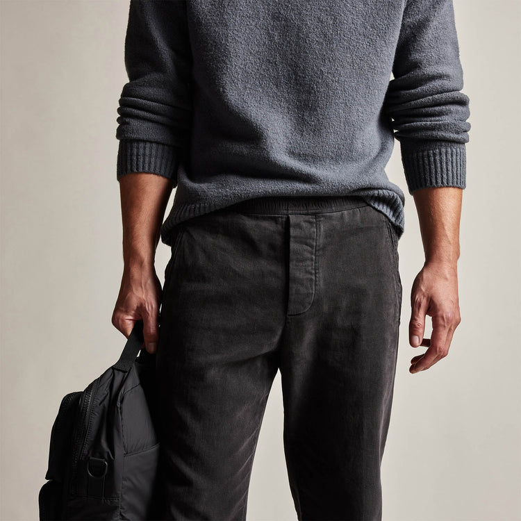 Brushed Cotton Twill Trouser in Magma Pigment | James Perse Los Angeles
