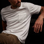 Elevated Lotus Jersey Pocket Tee In White | James Perse Los Angeles