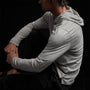 Brushed Jersey Hoody in Aluminum | James Perse Los Angeles