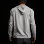 Brushed Jersey Hoody in Aluminum | James Perse Los Angeles