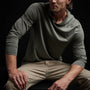 Brushed Jersey Hoody in Marsh | James Perse Los Angeles